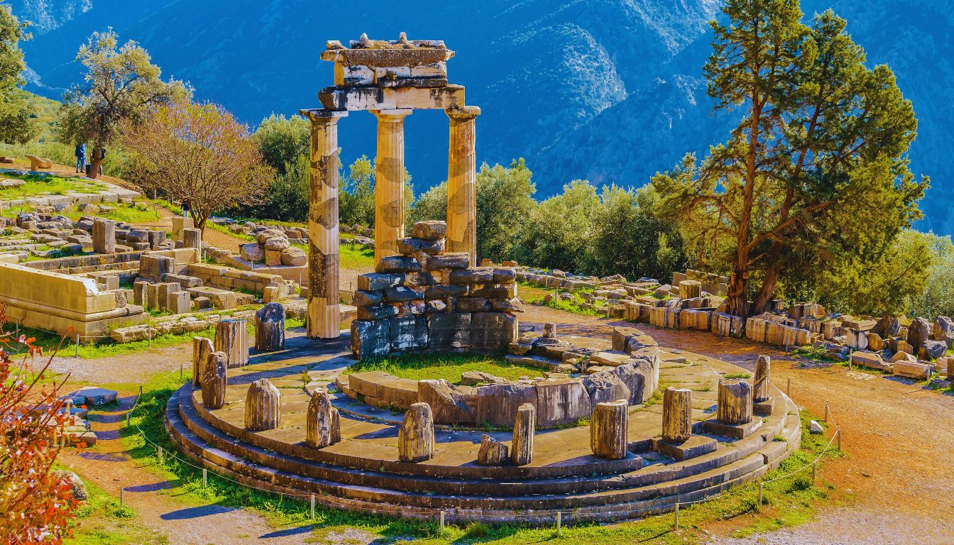 Ancient Oracle Site in Delphi